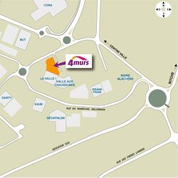 plan d'accès 4MURS Sarreguemines - Sarreguemines
