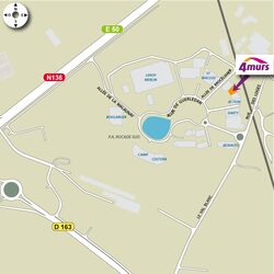 plan d'accès 4MURS Chantepie - Chantepie