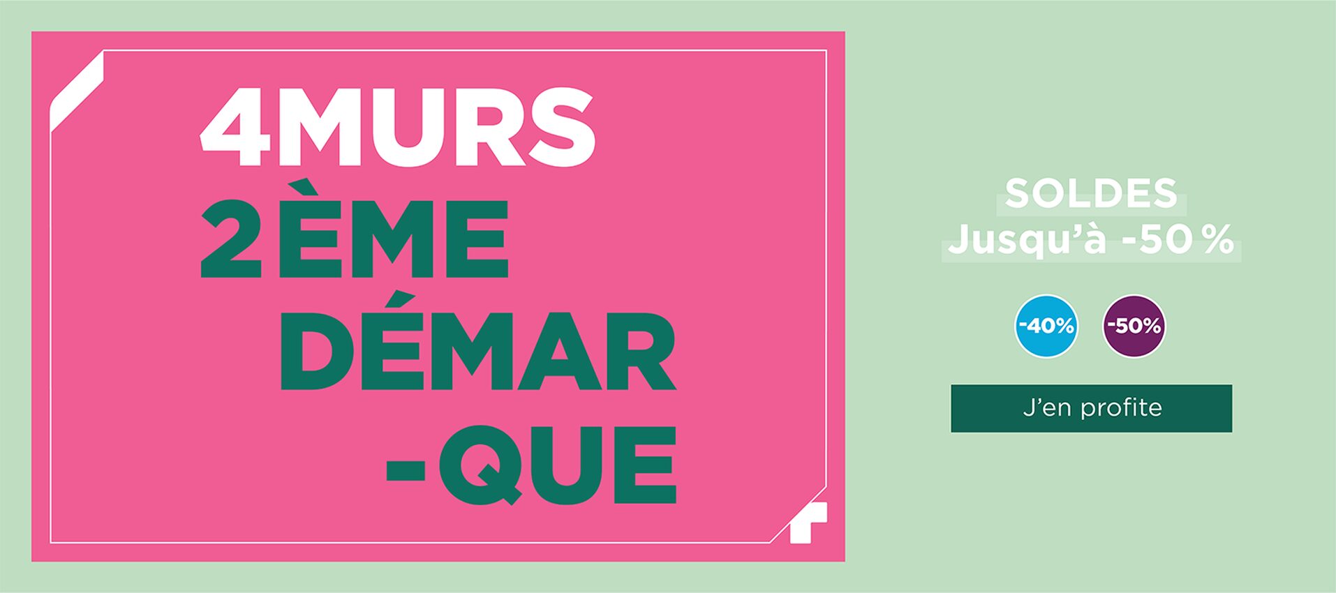 4MURS Soldes Deuxième démarque
