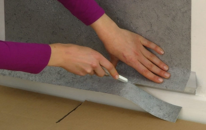 araser le papier peint