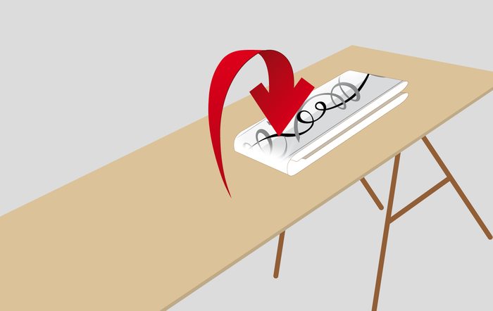replier la frise en accordéon