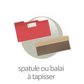 spatule ou balai à tapisser