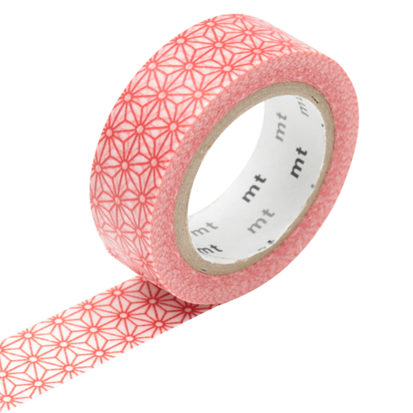 Masking tape ETOILE coloris rouge