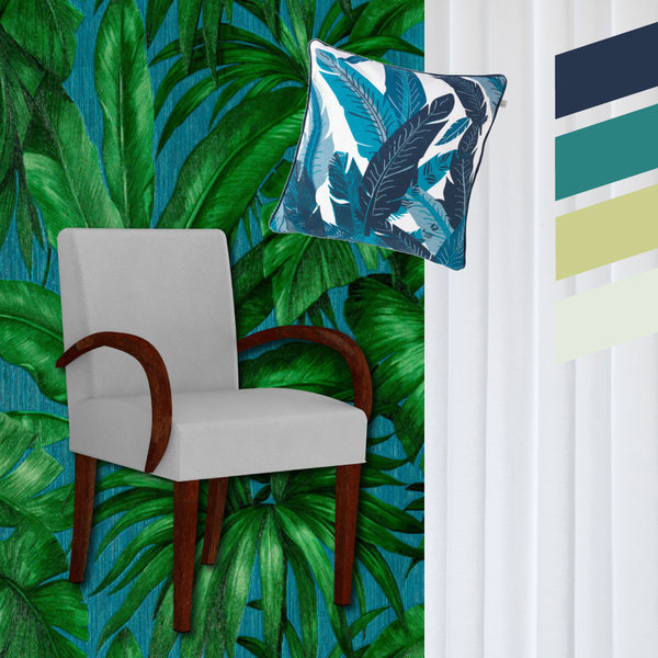 Variations déco autour d'un fauteuil bridge
