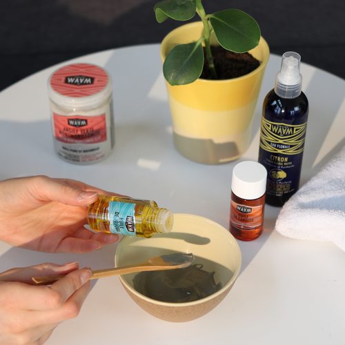 Ajout de l'huile de jojoba