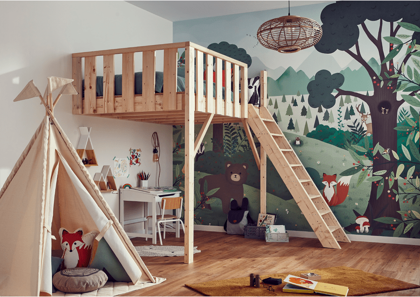 Déco animaux de la forêt pour la chambre enfant