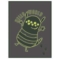 Toile embellie CUTE MONSTER