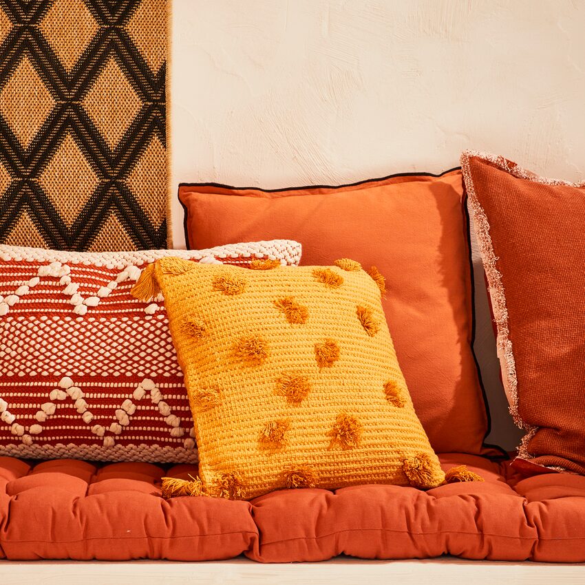 Coussins motifs nomade
