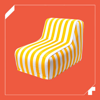 Pouf RIVIERA rayures