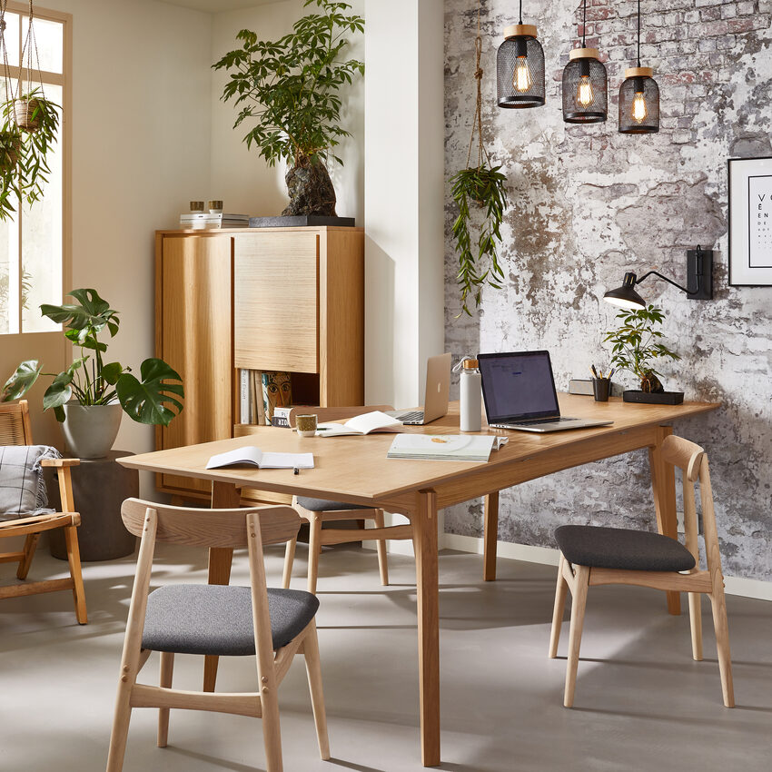 Gamme de meubles bois clair Figari 4MURS espace coworking