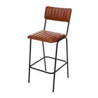 Tabouret bar imitation cuir style industriel Gabin 4MURS
