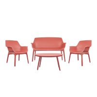 Chaise extérieure jaune Luisa 4MURS
