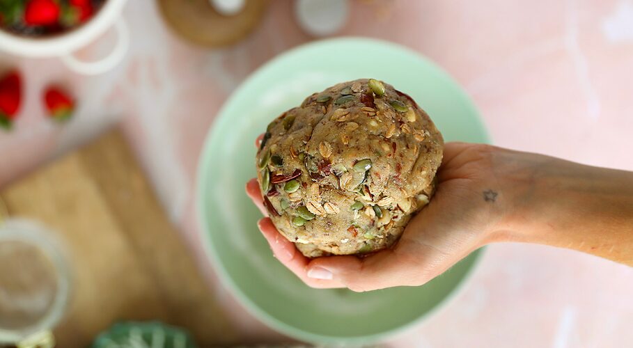 Boule de pâte à tarte granola