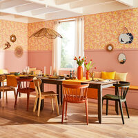 Salle à manger colorée tendance Cottagecore