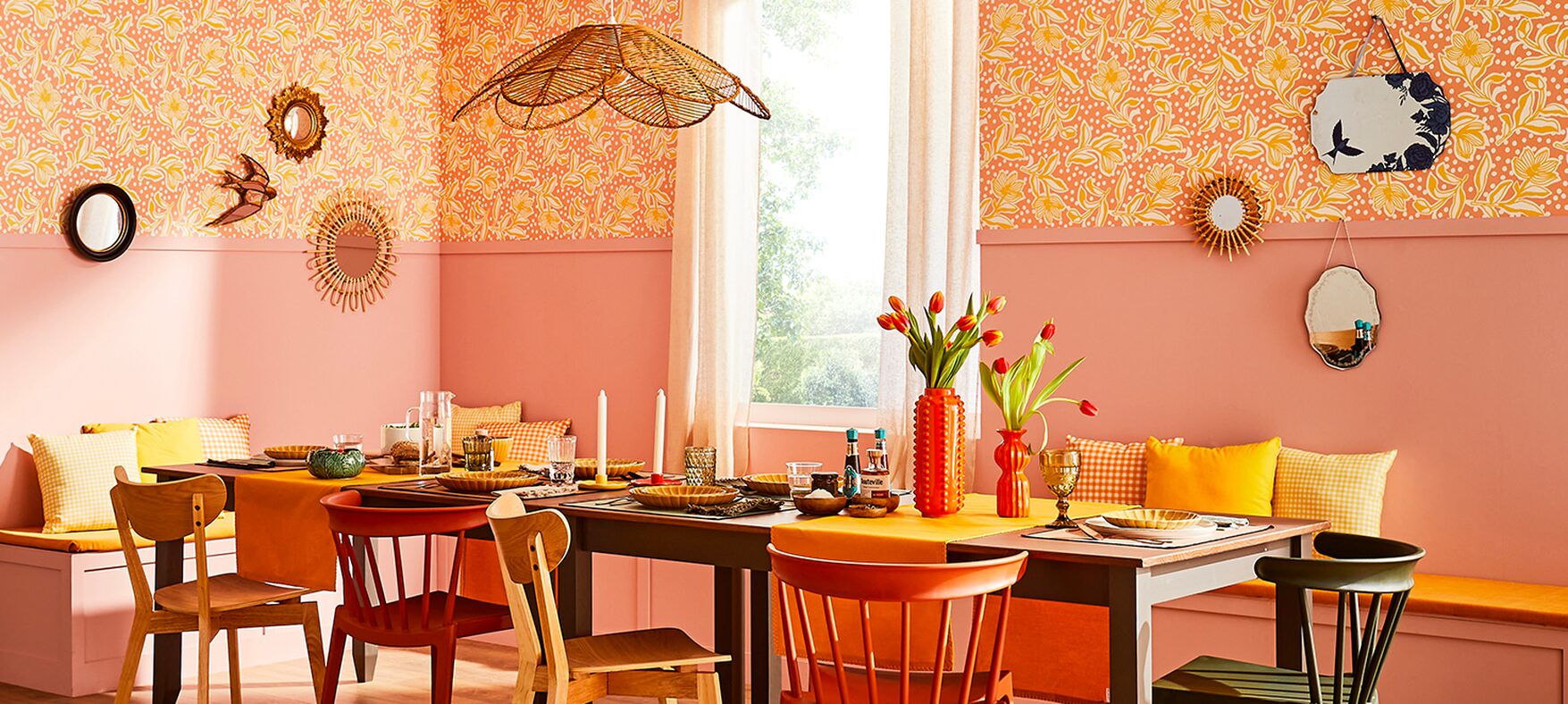 Salle à manger tendance Cottagecore