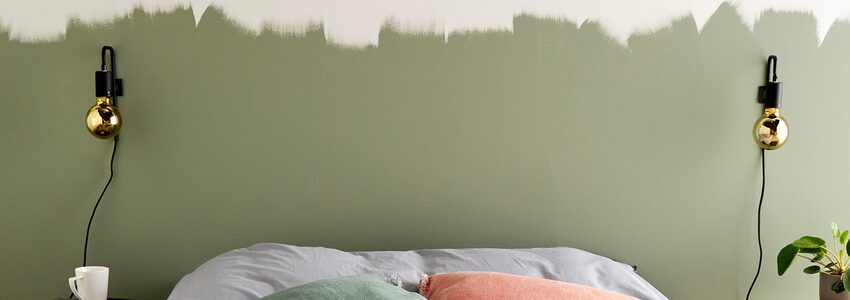 Peinture Circouleur vert olive chambre