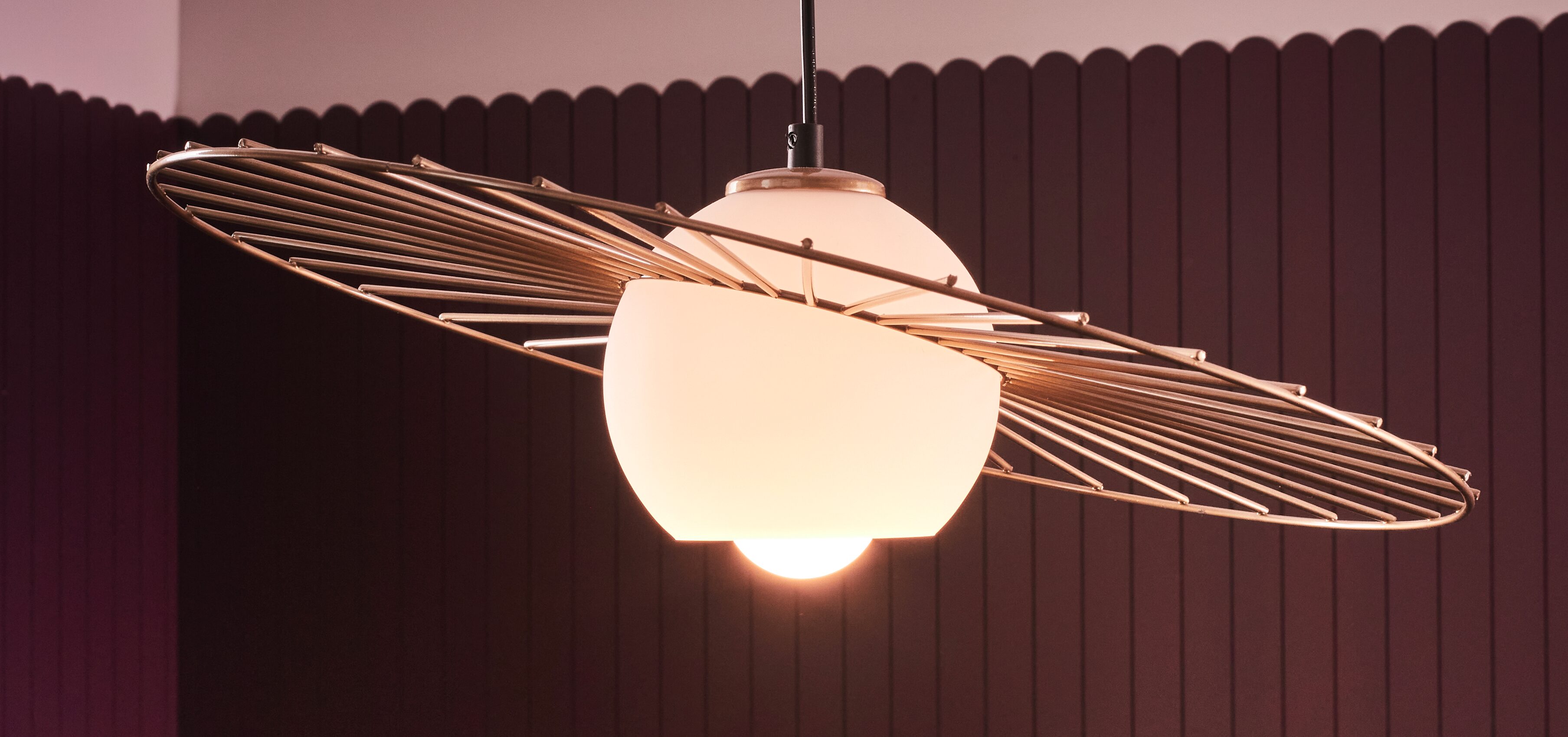 Plafonnier/Applique bois et noir trois ampoules - Découvrez Luminaires d' intérieur