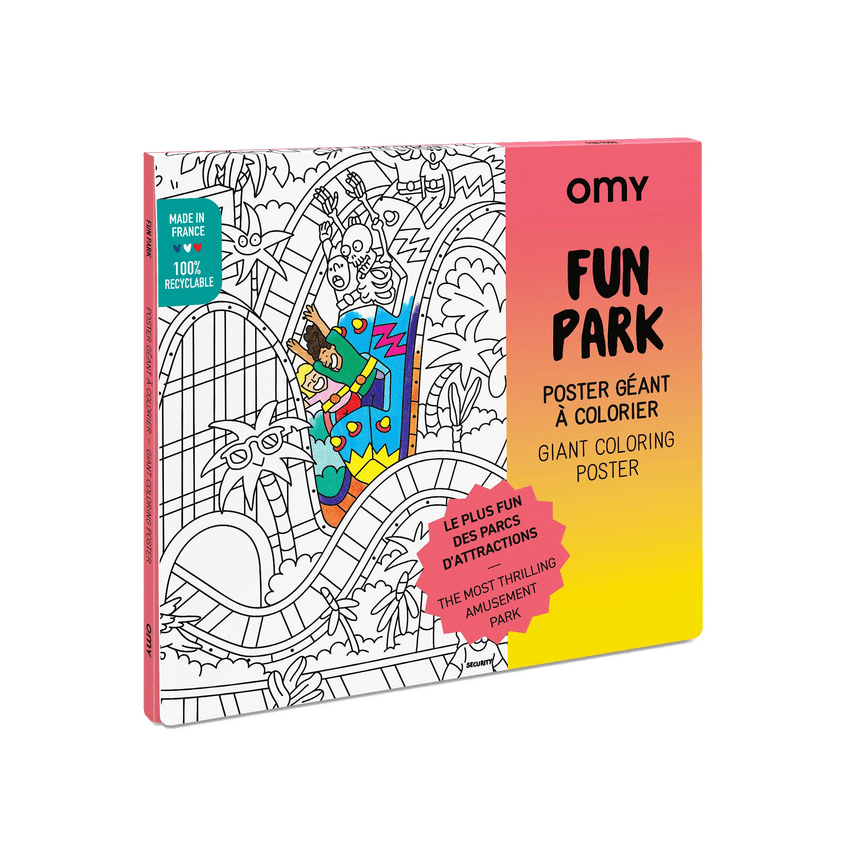 Coloriage géant Fun Park OMY