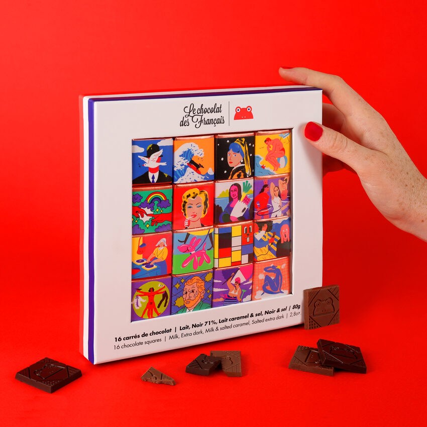 coffret chocolat Le chocolat des Français art