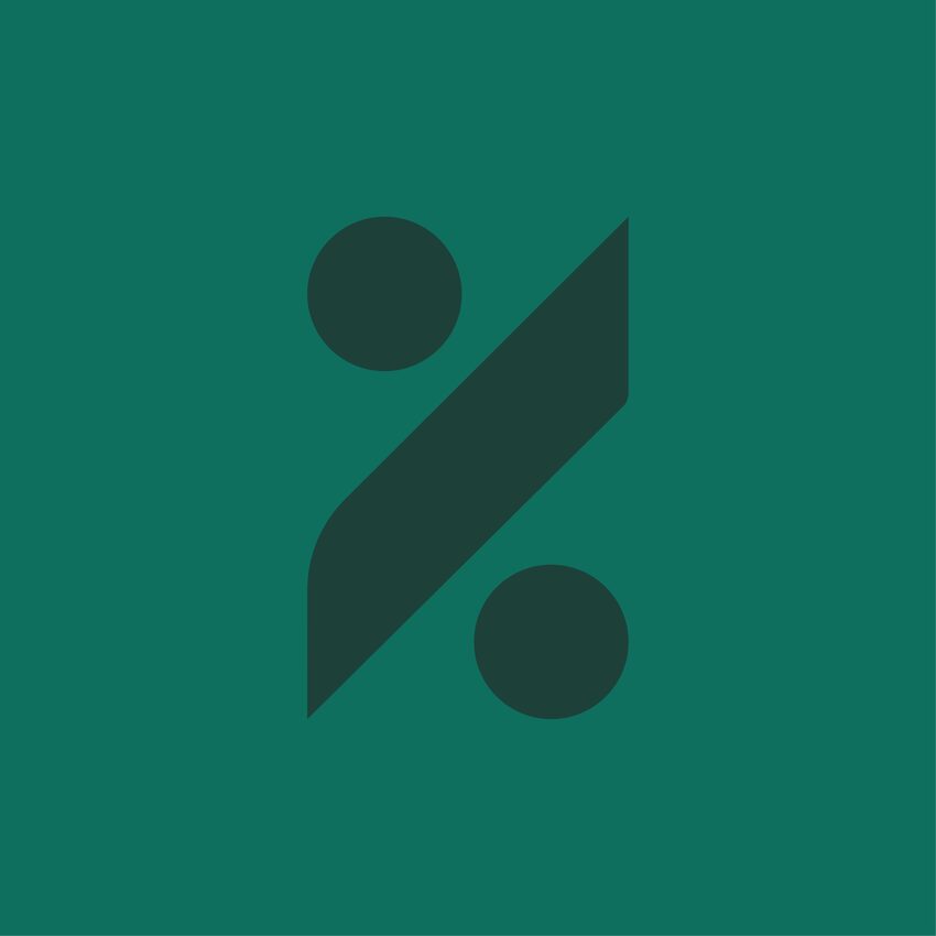 pourcentage remise vert foncé