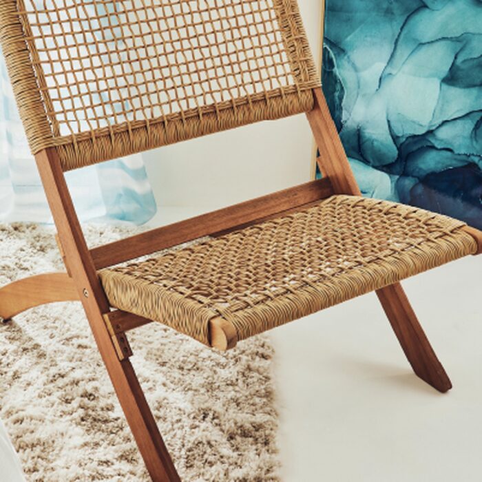 Fauteuil matières naturelles 4murs