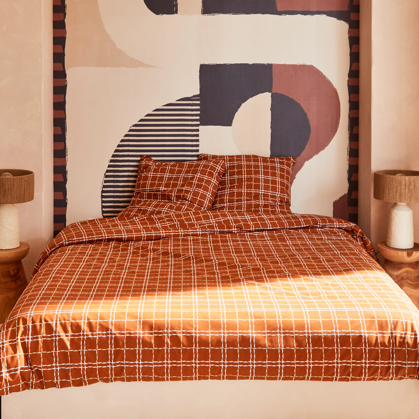 Parure de lit CRAFTED CHECK