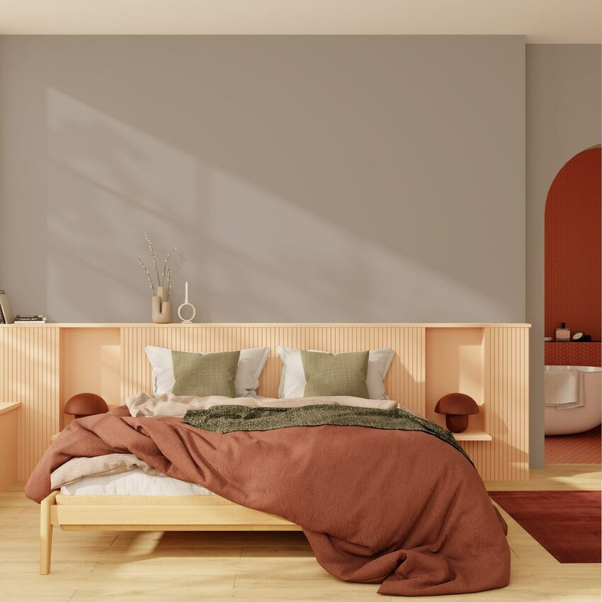 Fauteuil couleur taupe 4murs déco méditerranéenne