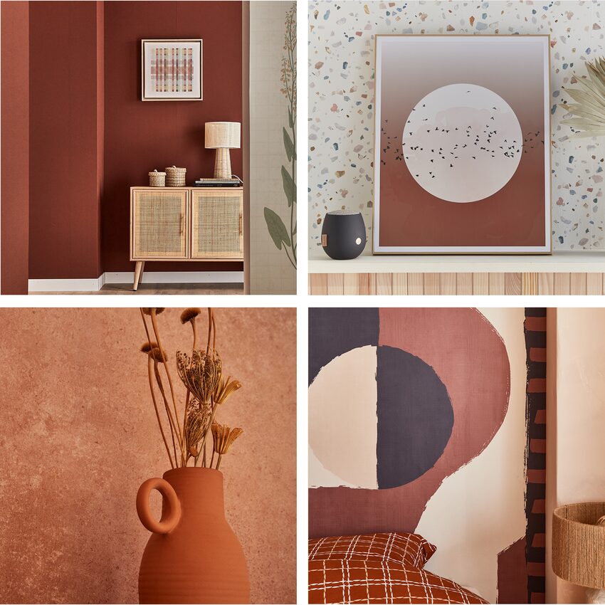 4murs Mood board déco terre de Sienne