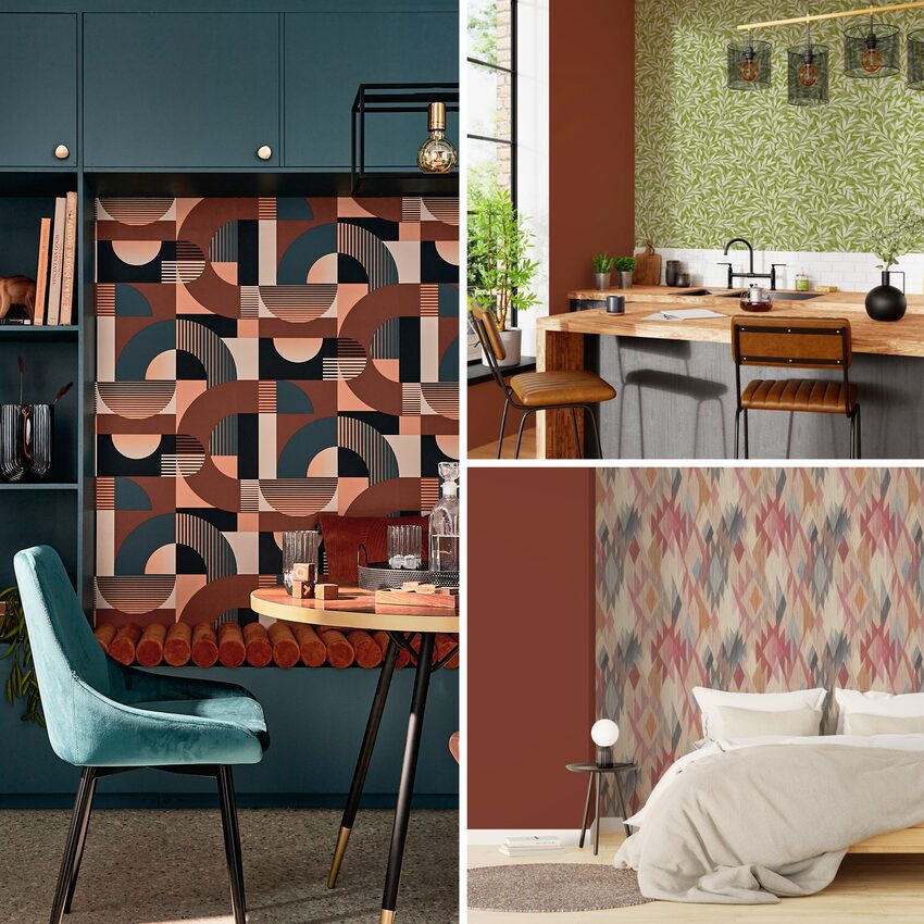 Couleur terre de Sienne en déco intérieur