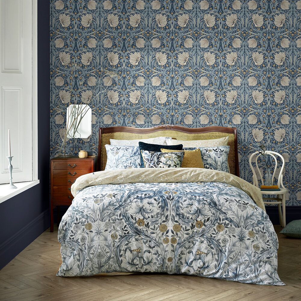 papier peint fleuri vintage