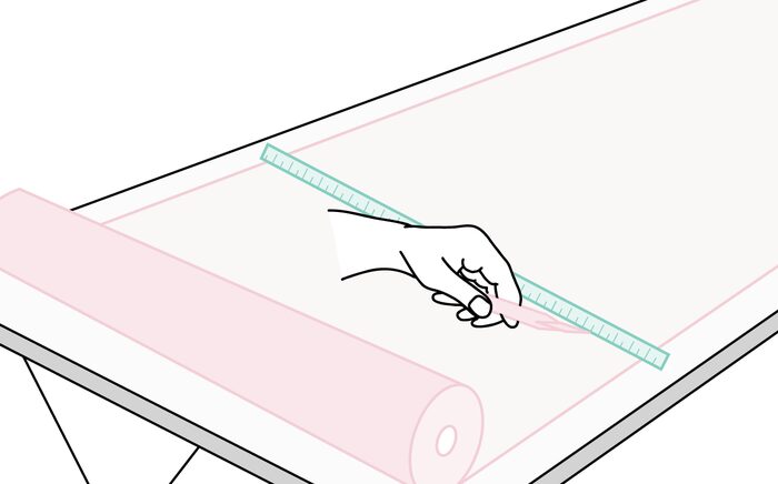 découpe papier peint