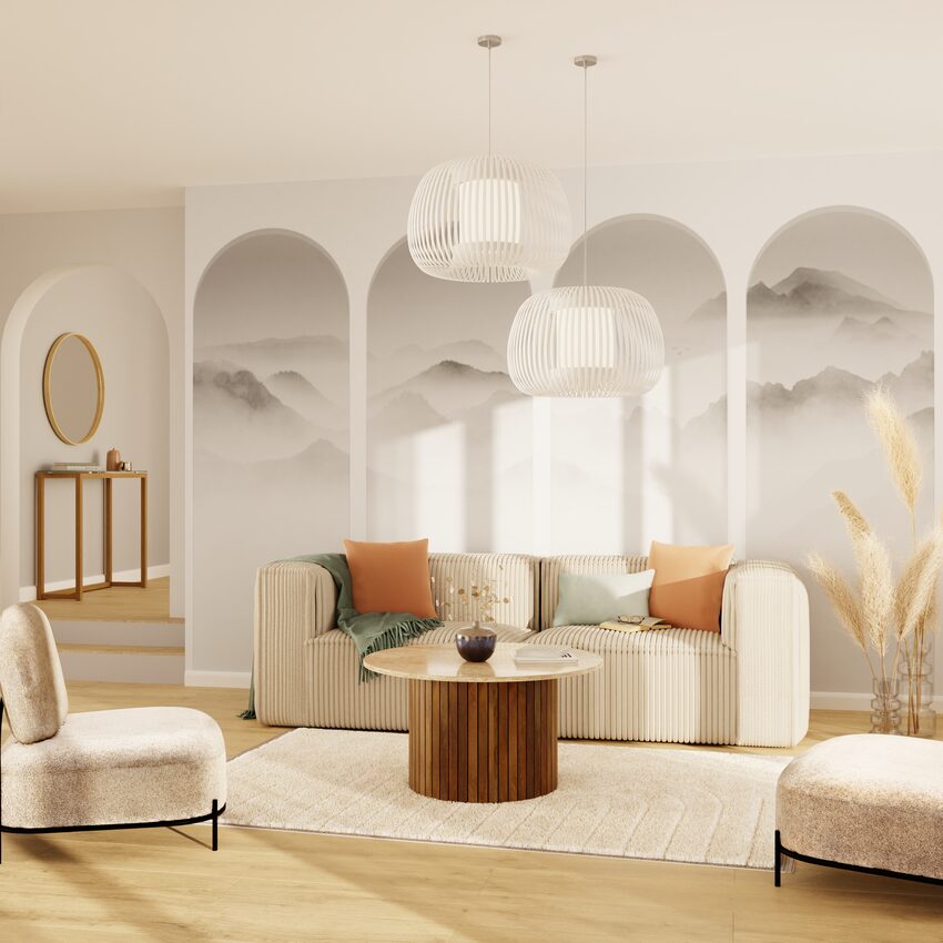 décor panoramique arches