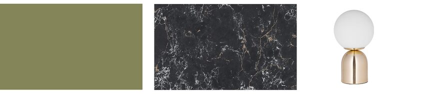 Peinture vert olive papier peint marbre noir