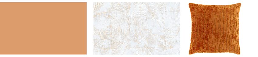 association couleur abricot et blanc