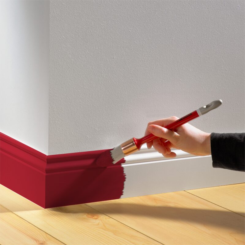 Peinture Finition SAPHYR Alkyde cerise Satiné 0,5 L