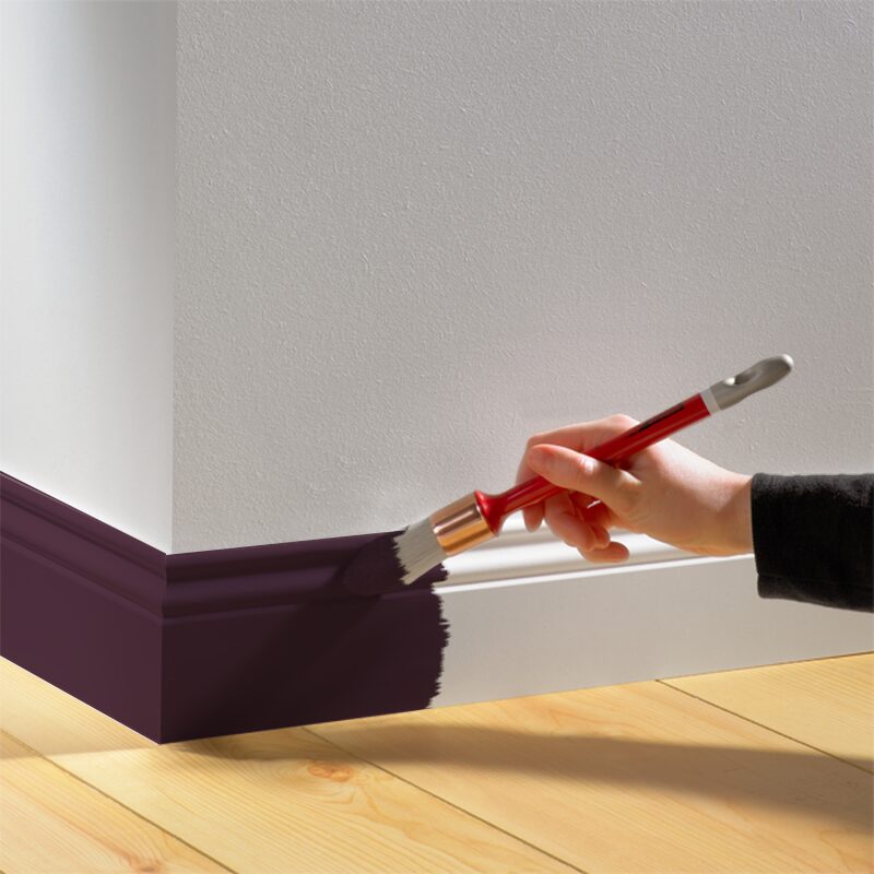 Peinture Finition EXPRESSION Acrylique black purple Satiné 0,5 L