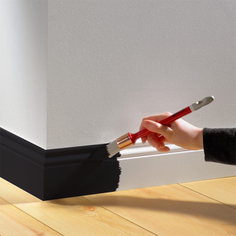 Peinture Finition SAPHYR Alkyde noir Satiné 0,5 L