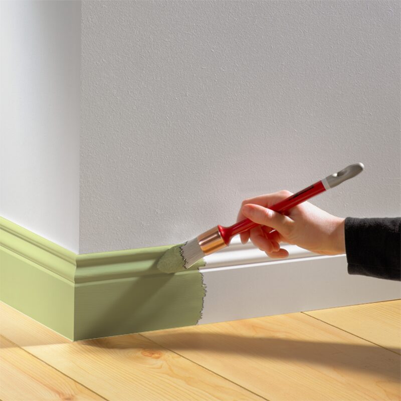 Peinture Finition ILLICO Acrylique vert anis Satiné 0,5 L
