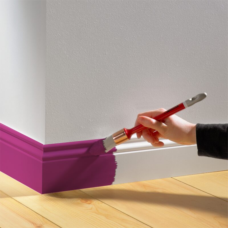 Peinture Finition SAPHYR Alkyde orchidée Satiné 0,5 L