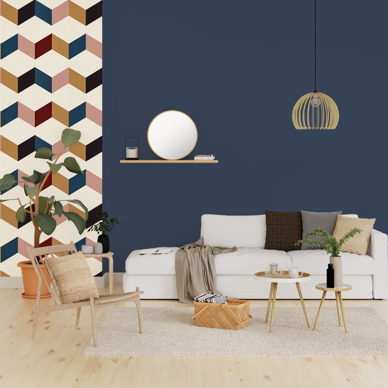 Papier peint intissé BENSON BY E. RIVASSOUX coloris multicolore