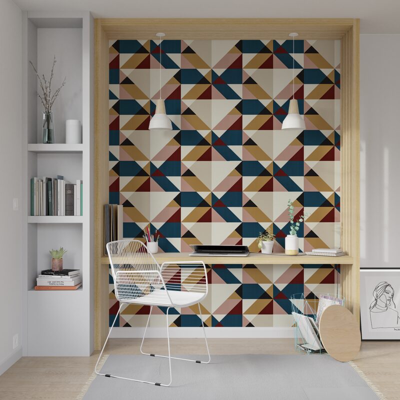 Papier peint intissé SOHO BY E. RIVASSOUX coloris multicolore