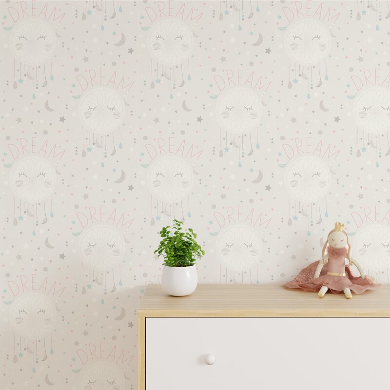 Papier peint intissé DREAM CATCHER coloris sable beige