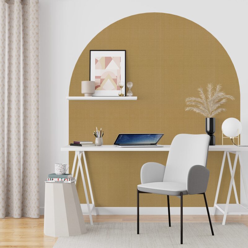 Papier peint intissé LAZY SHINE coloris doré