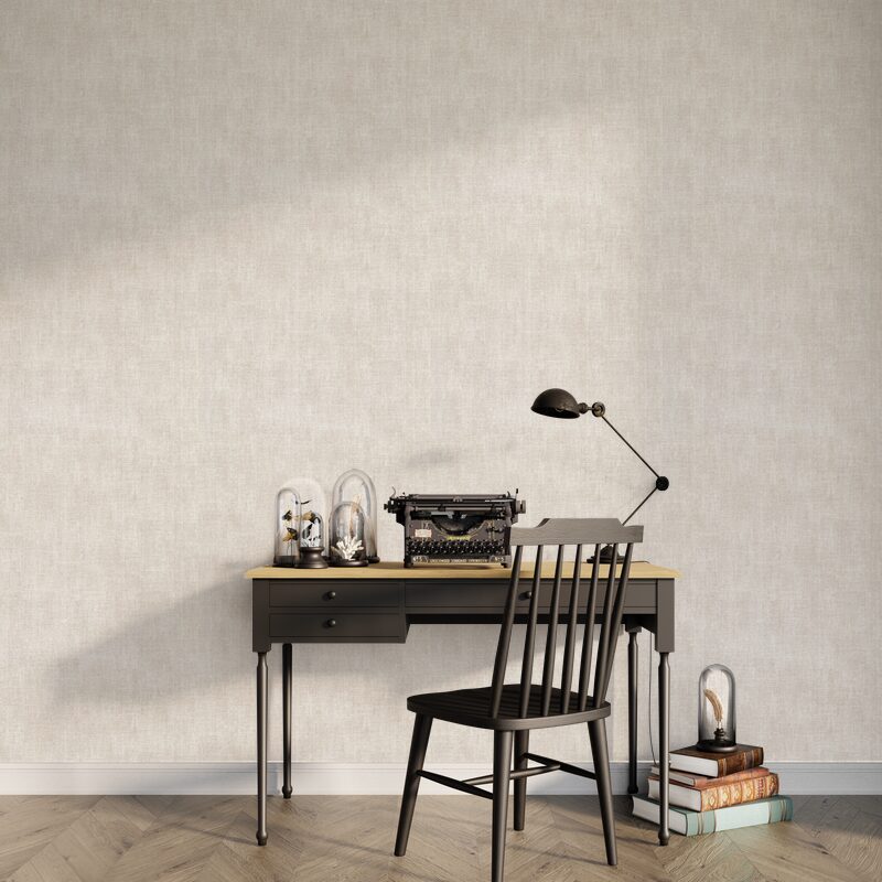 Papier peint intissé CLEO coloris gris perle