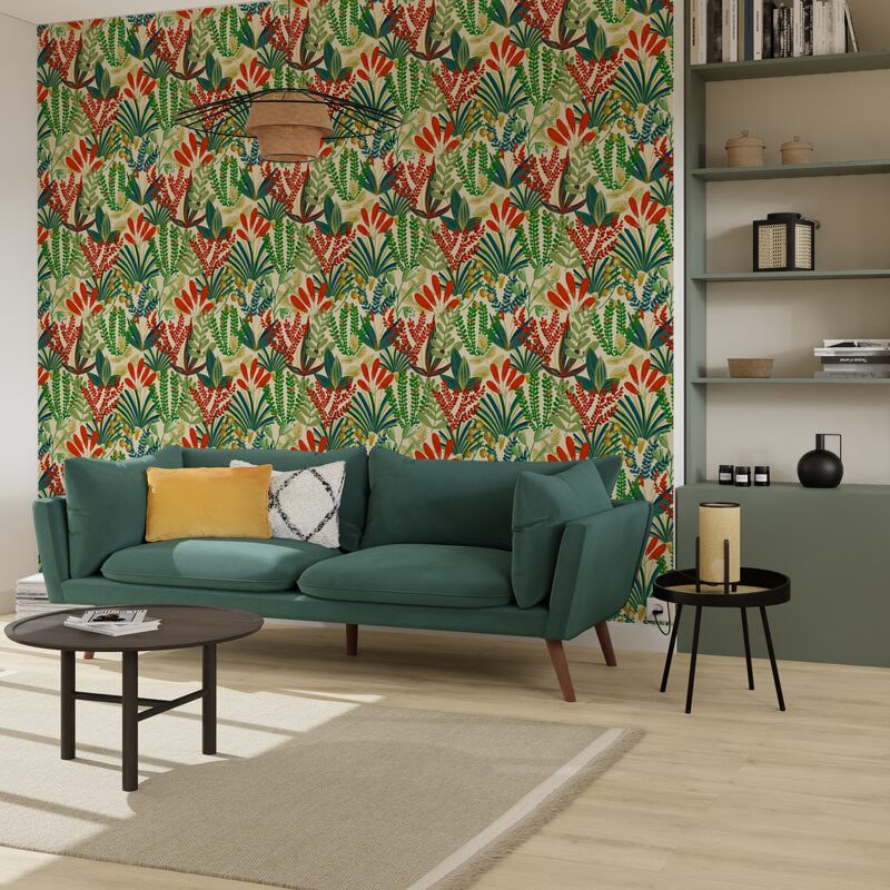 Papier peint intissé ESPERANZA coloris multicolore
