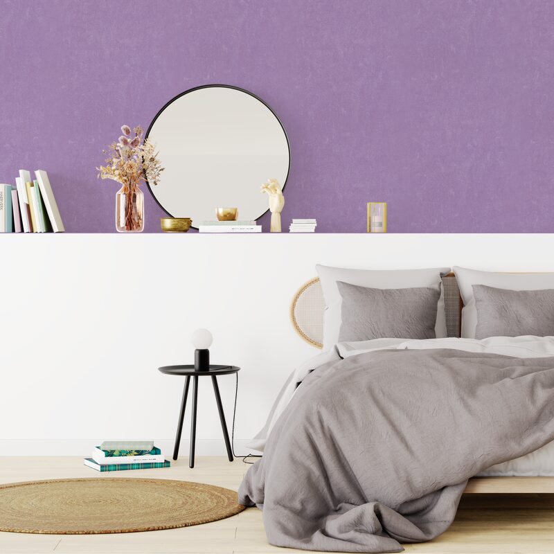 Papier peint intissé PALAZZO coloris parme