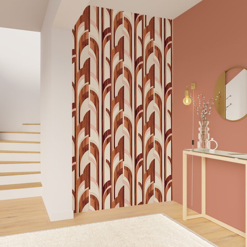 Papier peint intissé VICTORIA BY E. RIVASSOUX coloris blanc