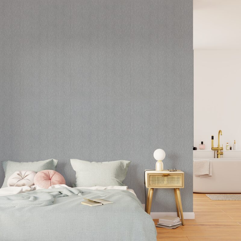Papier peint intissé LUMIERE coloris argent