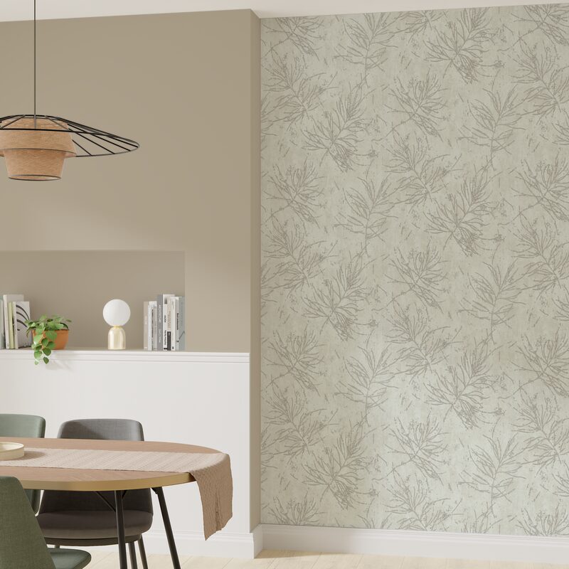 Papier peint intissé NOELA coloris écru
