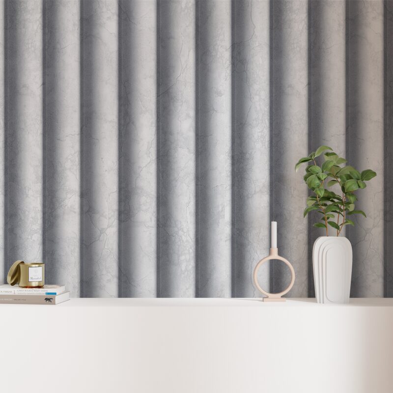 Papier peint intissé ATHENA coloris gris perle